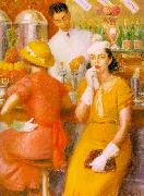 William Glackens The Soda Fountain oil painting reproduction